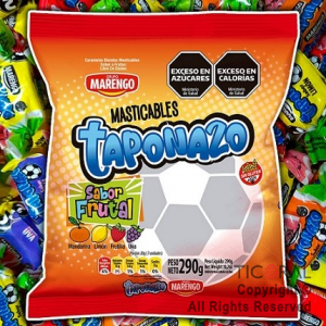 CARAMELO TAPONAZO MASTICABLE FRUTALES 290 GR x 1